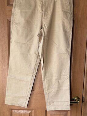 Lands' End Women's Khaki Chinos - Beige